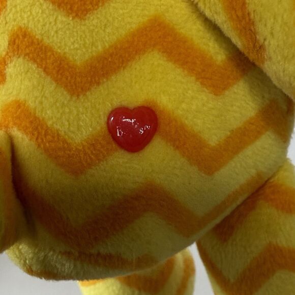 Care Bears FUNSHINE Bear 8” Chevron Striped Plush Stuffed Animal Toy Yellow - Picture 5 of 12